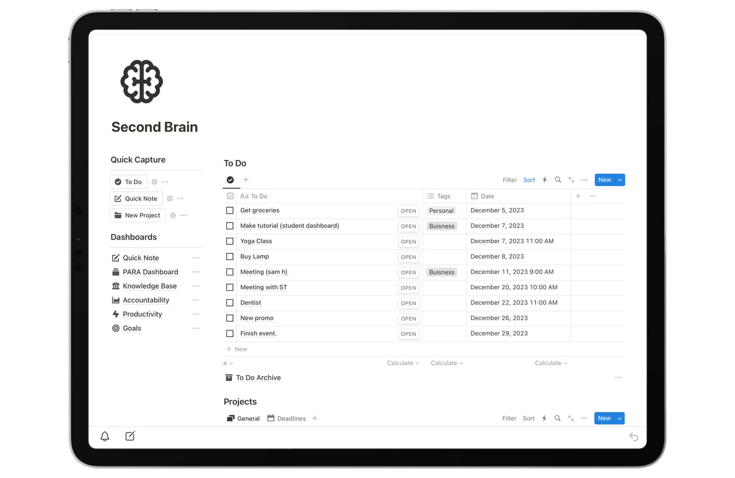 💻 Full Productivity System