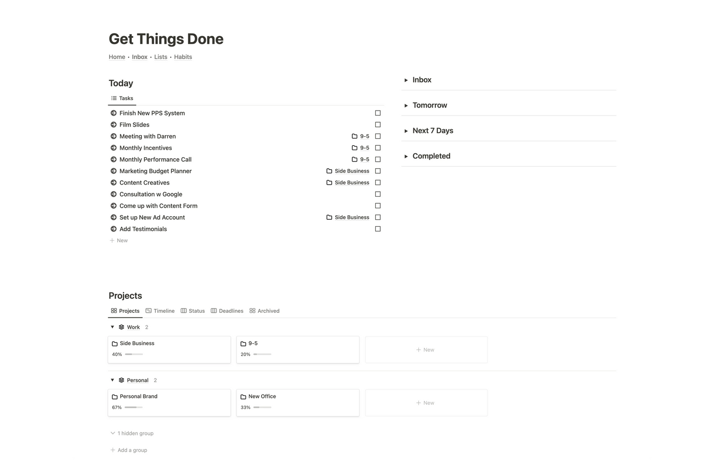 💻 Full Productivity System