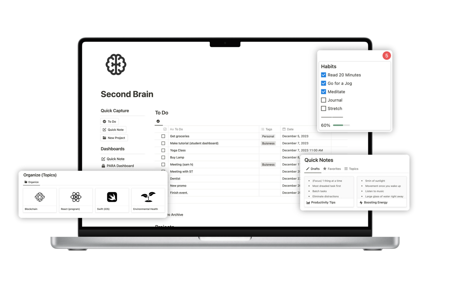 💻 Full Productivity System