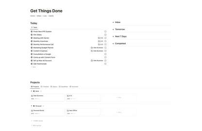 💻 Full Productivity System